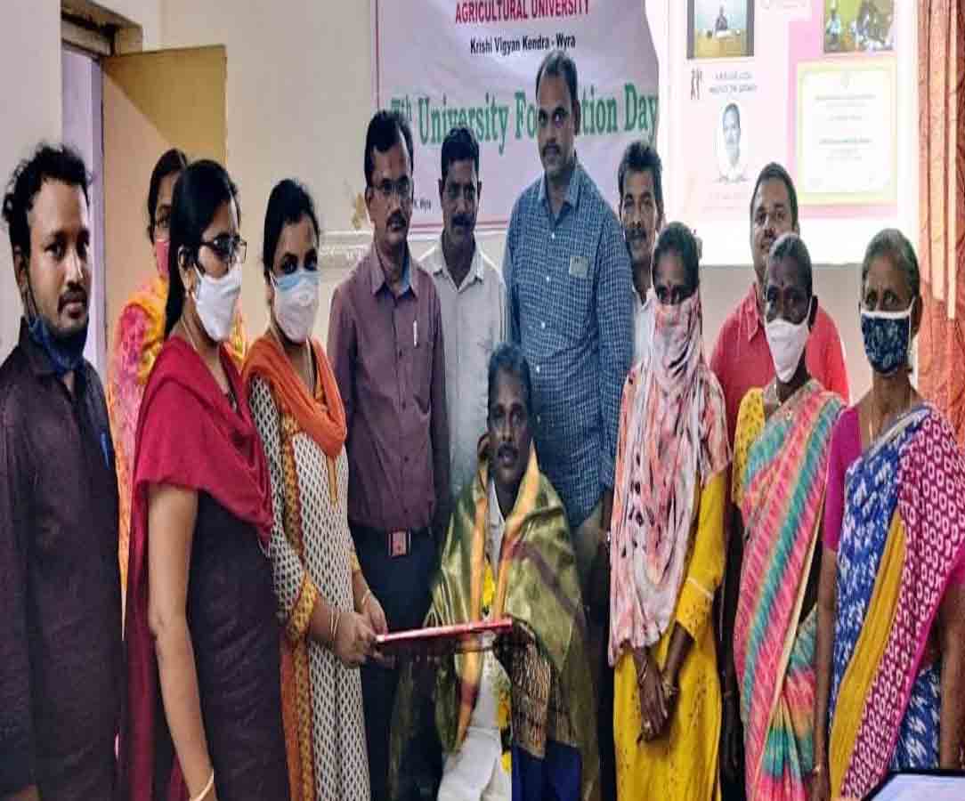 Khammam | మర్లపాడు వాసికి అభ్యుదయ రైతు పురస్కారం…