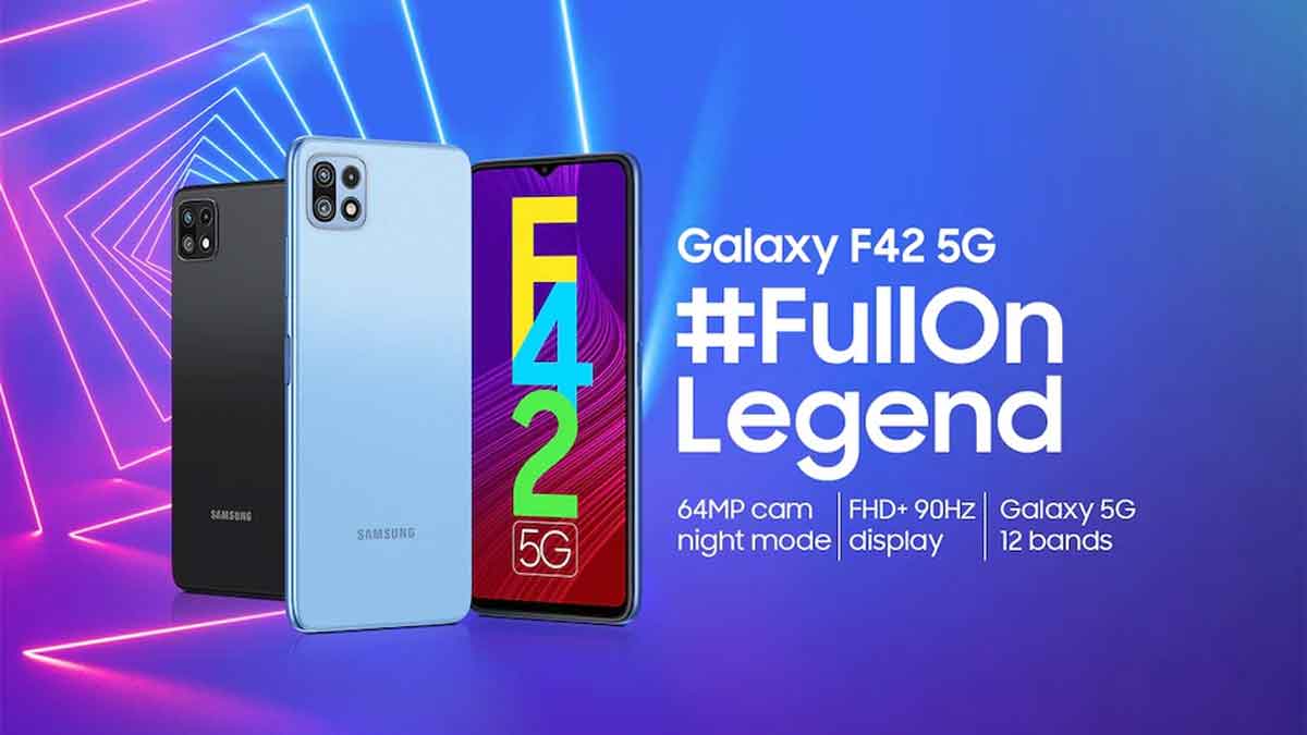 Samsung Galaxy F42 5G : మీడియాటెక్ ప్రాసెస‌ర్‌తో రానున్న సామ్‌సంగ్ గెలాక్సీ ఎఫ్‌42.. రిలీజ్ డేట్ ఫిక్స్‌