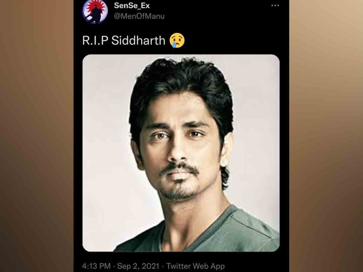 Siddarth: రిప్‌ సిద్దార్థ్ అంటూ సోష‌ల్ మీడియాలో పోస్ట్‌లు.. మండిప‌డ్డ బొమ్మ‌రిల్లు హీరో