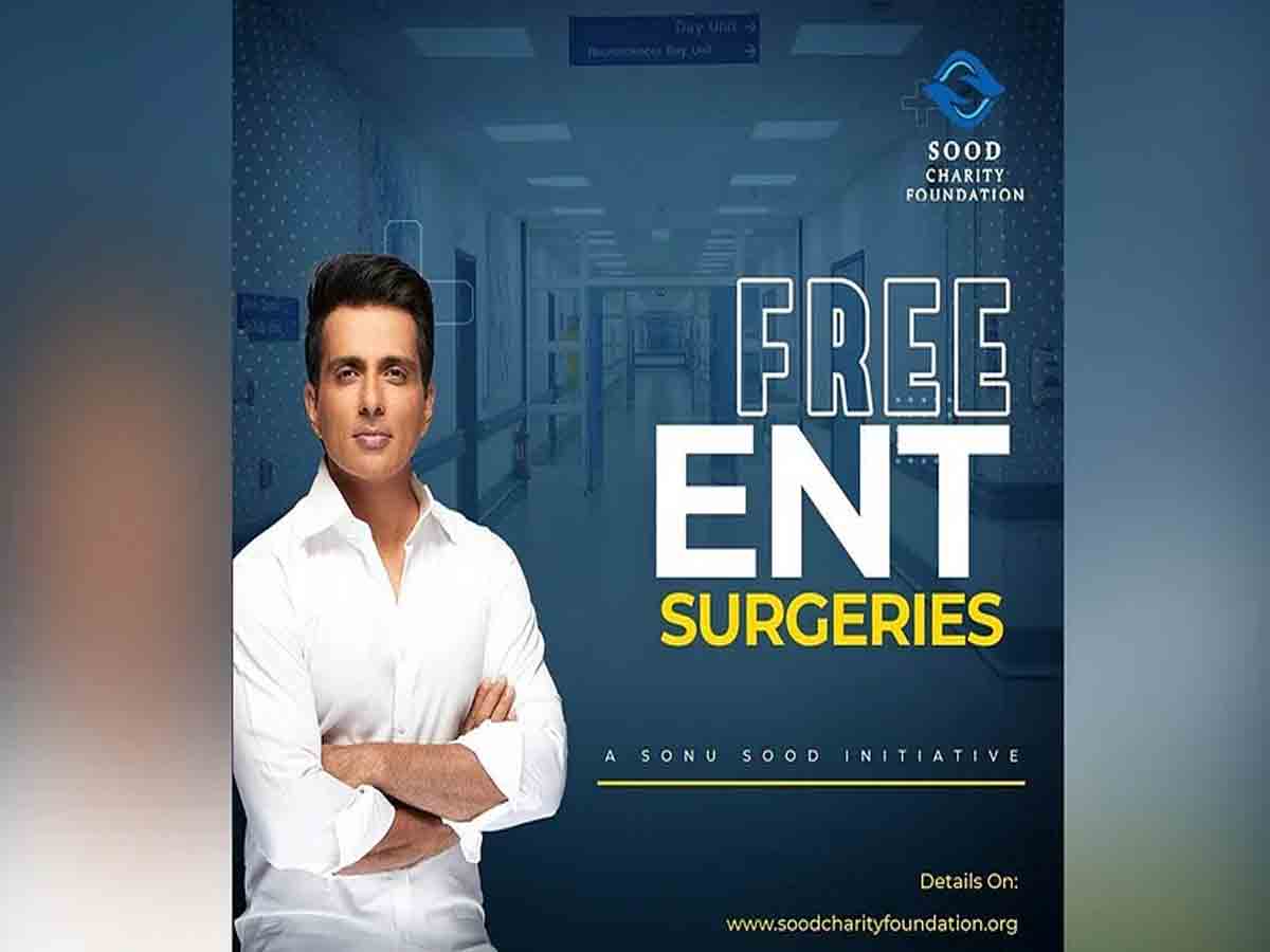 Sonu Sood: ఉచితంగా ఈఎన్‌టీ స‌ర్జ‌రీలు చేయించ‌నున్న సోనూసూద్