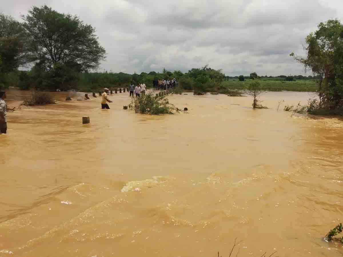 ఎల్గోయి వాగులో పడి యువకుడు గల్లంతు