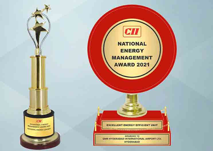 హైదరాబాద్‌ ఎయిర్‌పోర్టుకు సీఐఐ అవార్డులు