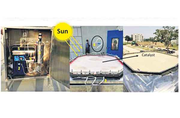 సూర్యరశ్మి, నీళ్లతో హైడ్రోజన్‌ ఉత్పత్తి