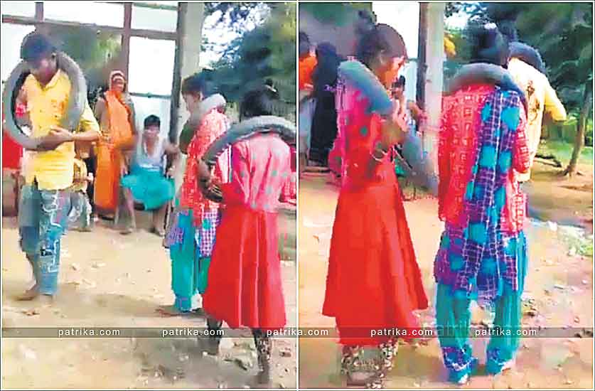 పారిపోయిన జంటపై దాష్టీకం