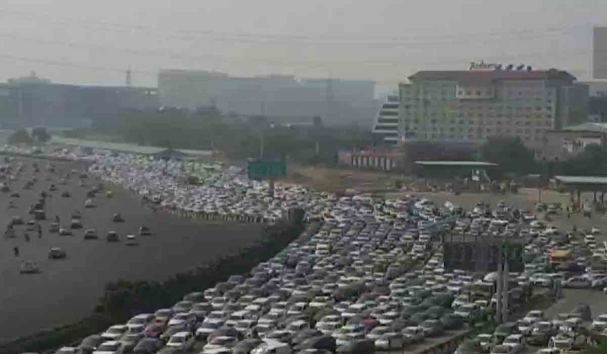 Bharat Bandh | ఢిల్లీ స‌రిహ‌ద్దులో భారీగా ట్రాఫిక్ జామ్‌