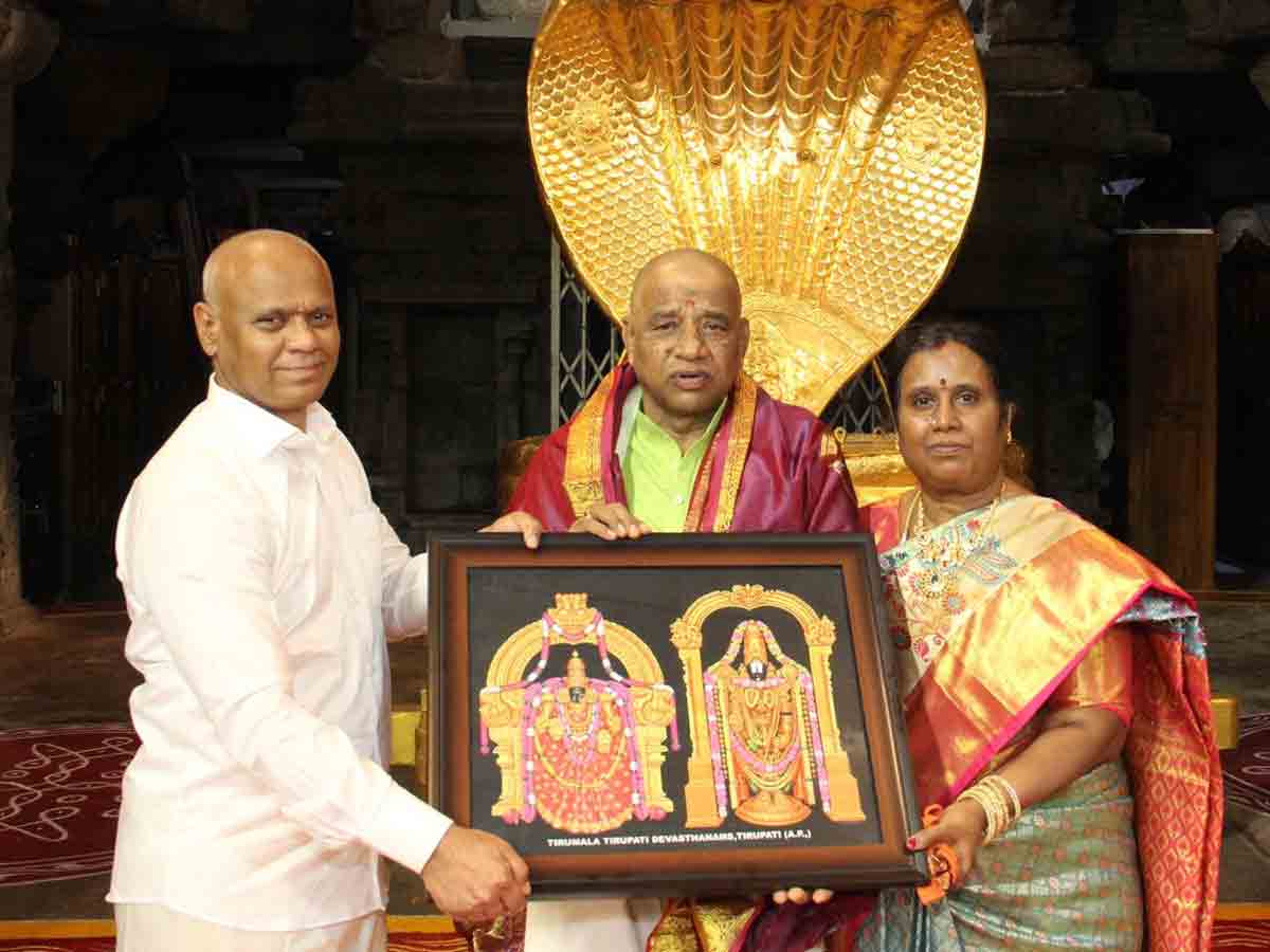 టీటీడీ పాలకమండలి సభ్యుడిగా ప్రమాణ స్వీకారం చేసిన మోరంశెట్టి రాములు