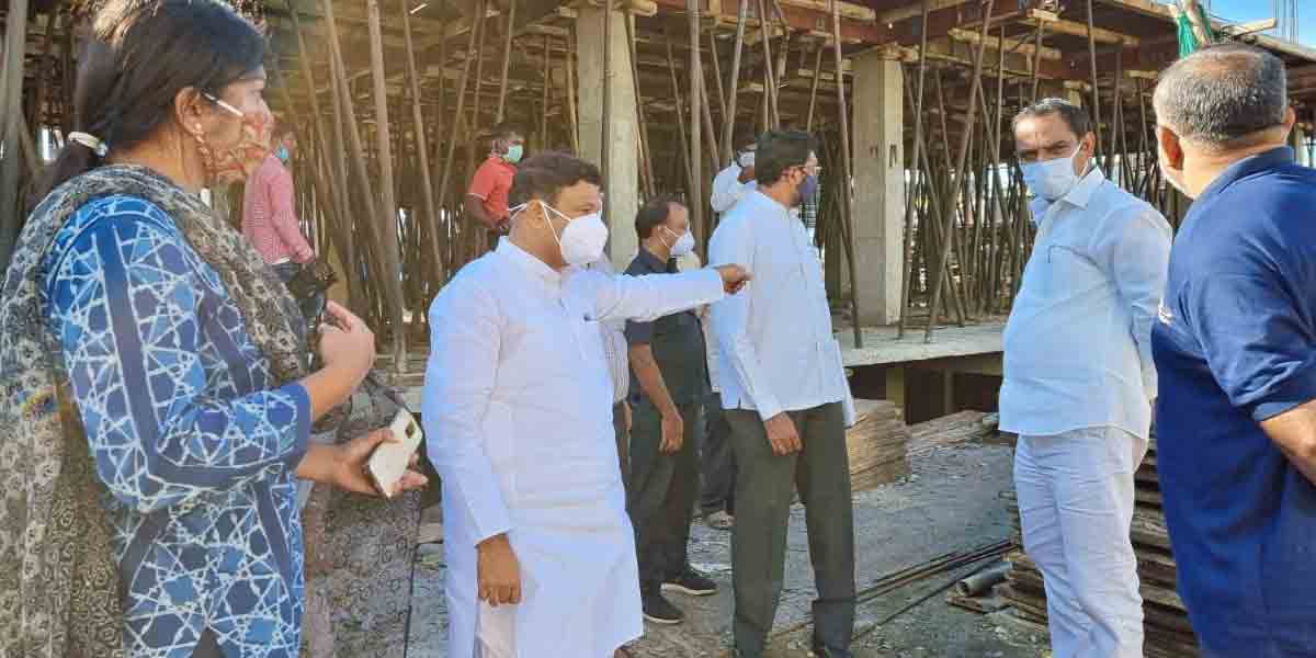 అభివృద్ధి పనులను పరిశీలించిన ఎమ్మెల్యే గణేష్ గుప్తా