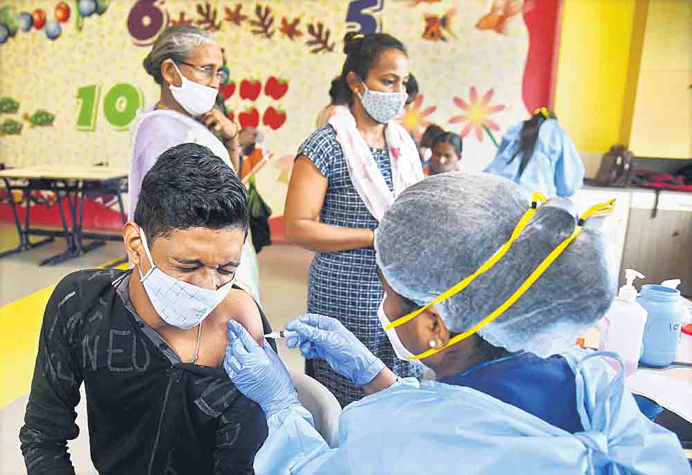 వ్యాక్సినేషన్‌లో తెలంగాణ