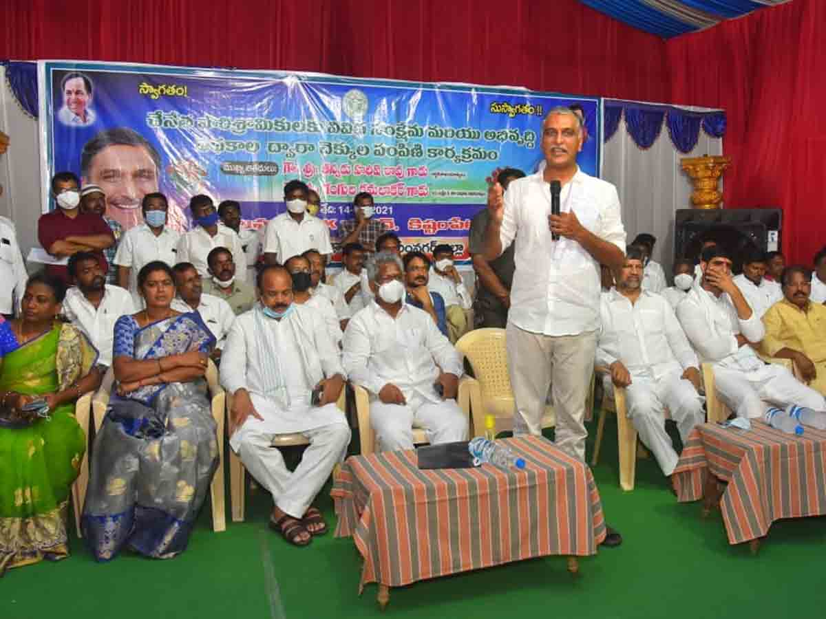 Huzurabad | బీజేపీ విధానం రద్దు.. ఆ పార్టీకి ఓటు వద్దు : హరీశ్ రావు