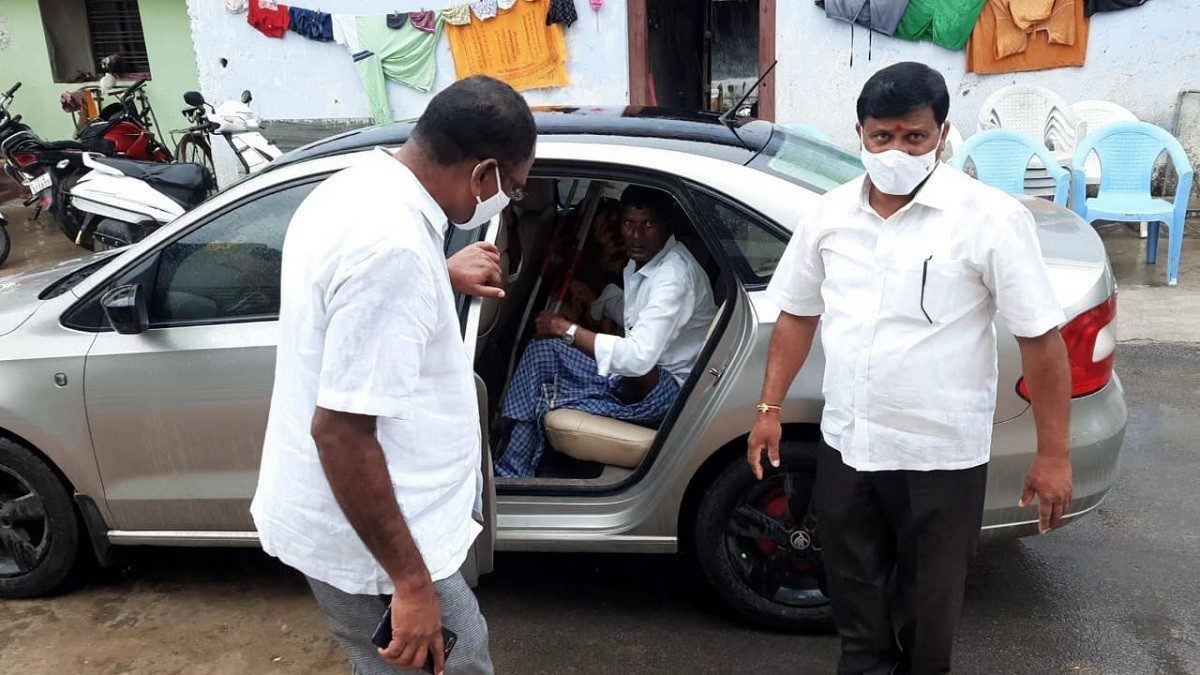 మానవత్వం చాటిన మంత్రి వేముల..