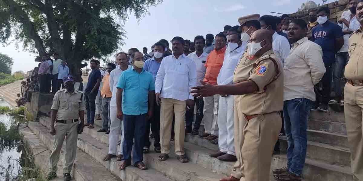 విషాదం : మాదన్నపేట చెరువులో మునిగి యువకుడి మృతి