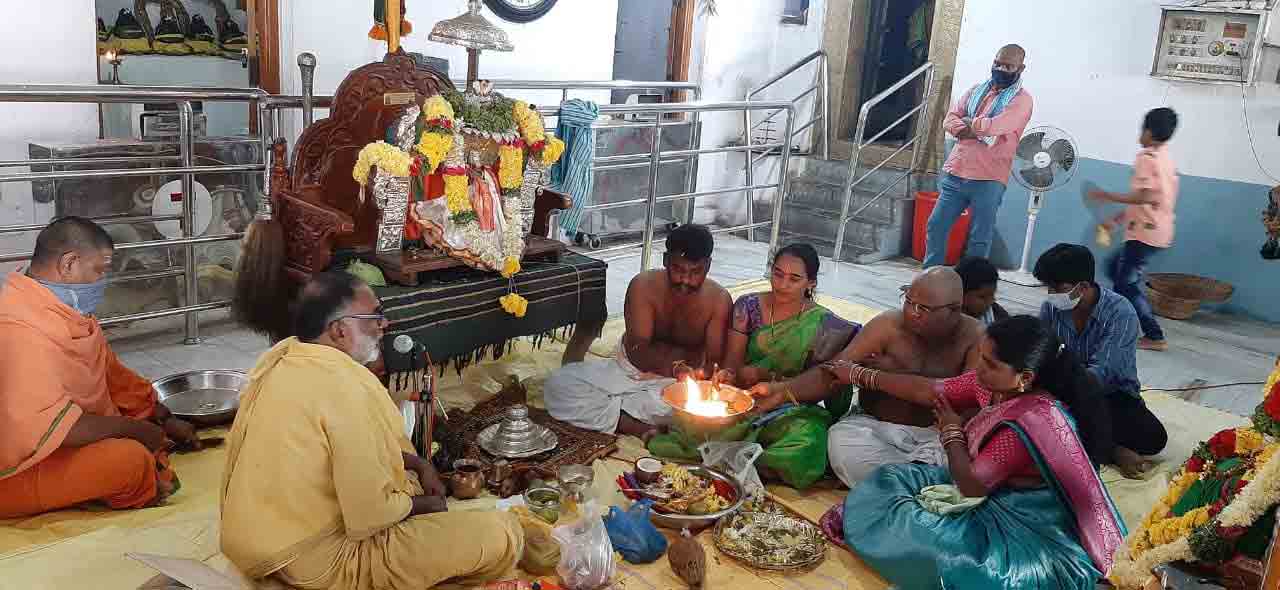 మఠంపల్లి: శాస్ర్తోక్తంగా లక్ష్మీనృసింహుని కల్యాణం