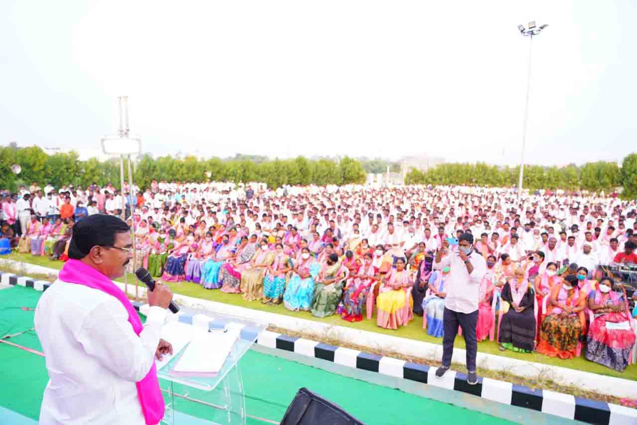 Nagarkurnool: రాష్ట్రం కోసం ఏర్పడ్డ రాజకీయ పార్టీ టీఆర్‌ఎస్: మంత్రి సింగిరెడ్డి నిరంజన్‌రెడ్డి