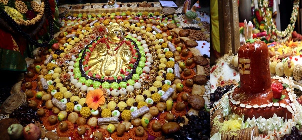 Devi navaratrulu | స్వీట్ల అలంకరణలో ఎల్లమ్మ అమ్మవారు