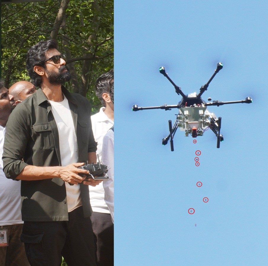 Seed balls | పర్యావరణ పరిరక్షణ అందరి బాధ్యత : దగ్గుబాటి రానా