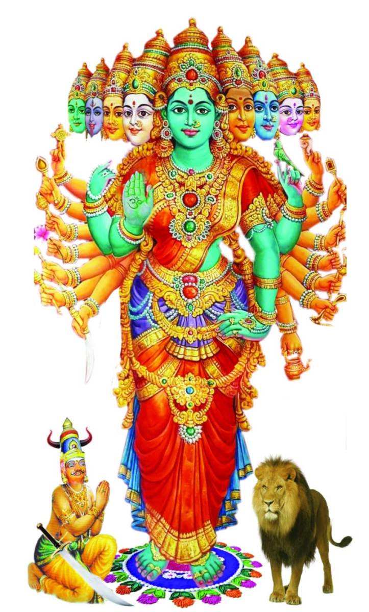 Navaratri | ఇసామియా బజార్‌లో 45 అడుగుల అమ్మ‌వారి విగ్ర‌హం