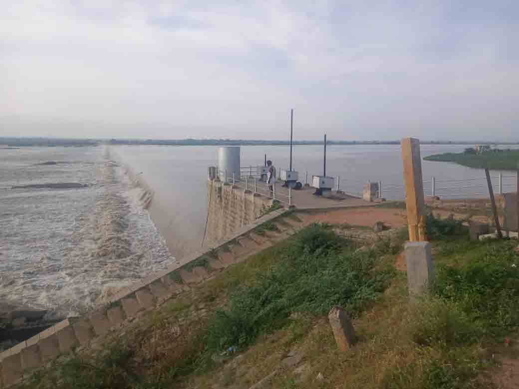 తుంగభద్ర డ్యాంకు పెరిగిన వరద