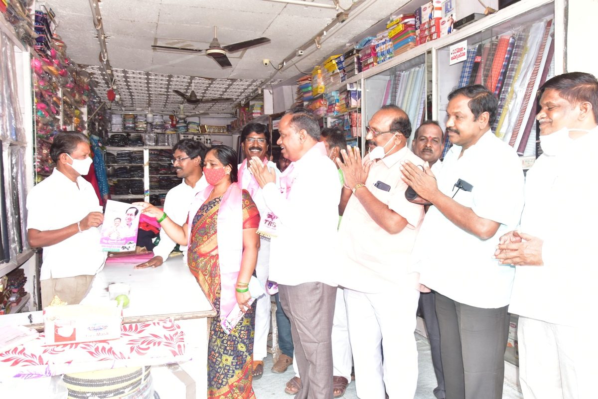 Huzurabad | అన్ని వర్గాల ప్ర‌జ‌లు టీఆర్‌ఎస్ వైపే : పోలీస్ హౌసింగ్ కార్పొరేషన్‌ చైర్మన్‌ దామోదర్‌