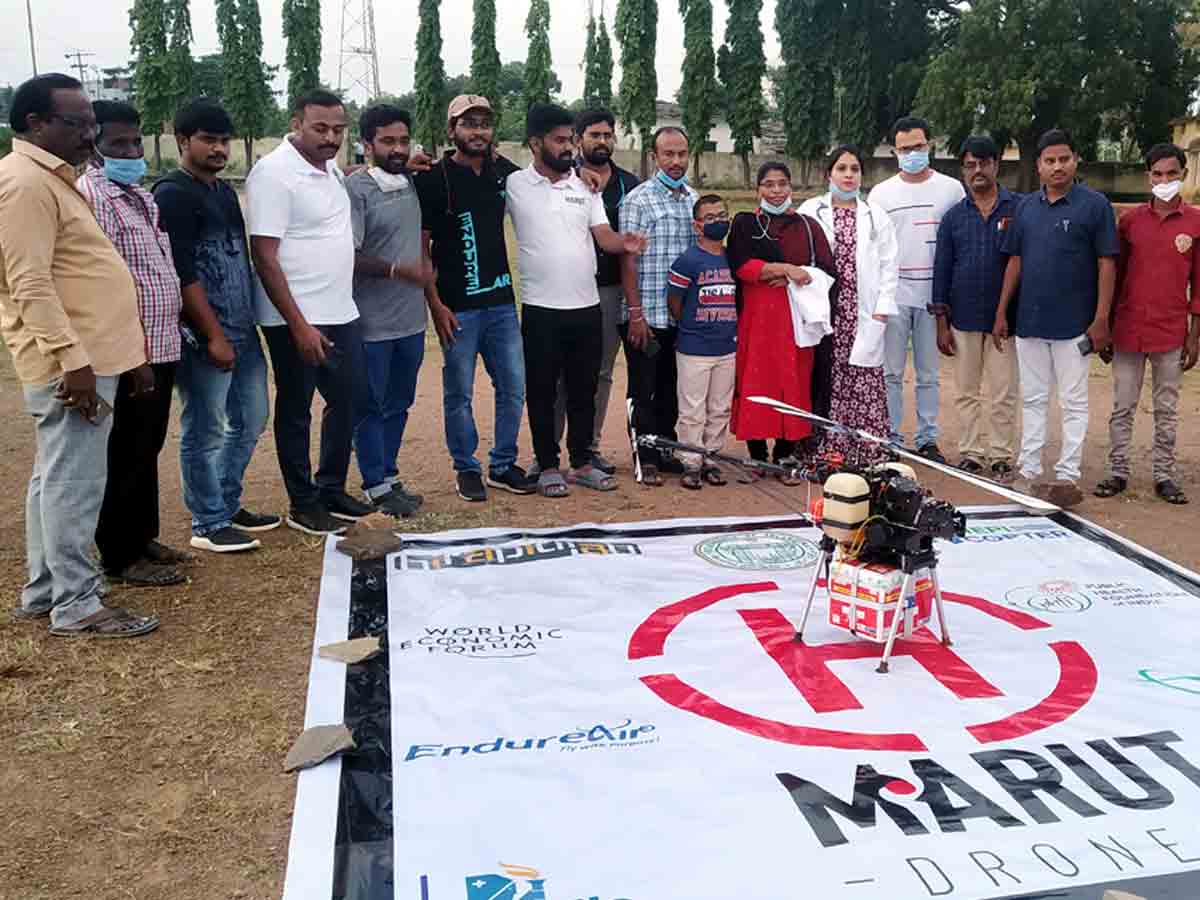 Vikarabad : ఇండియాలోనే మొదటిసారిగా.. 42కి.మీ ఆకాశ మార్గాన డ్రోన్‌ ప్రయాణం