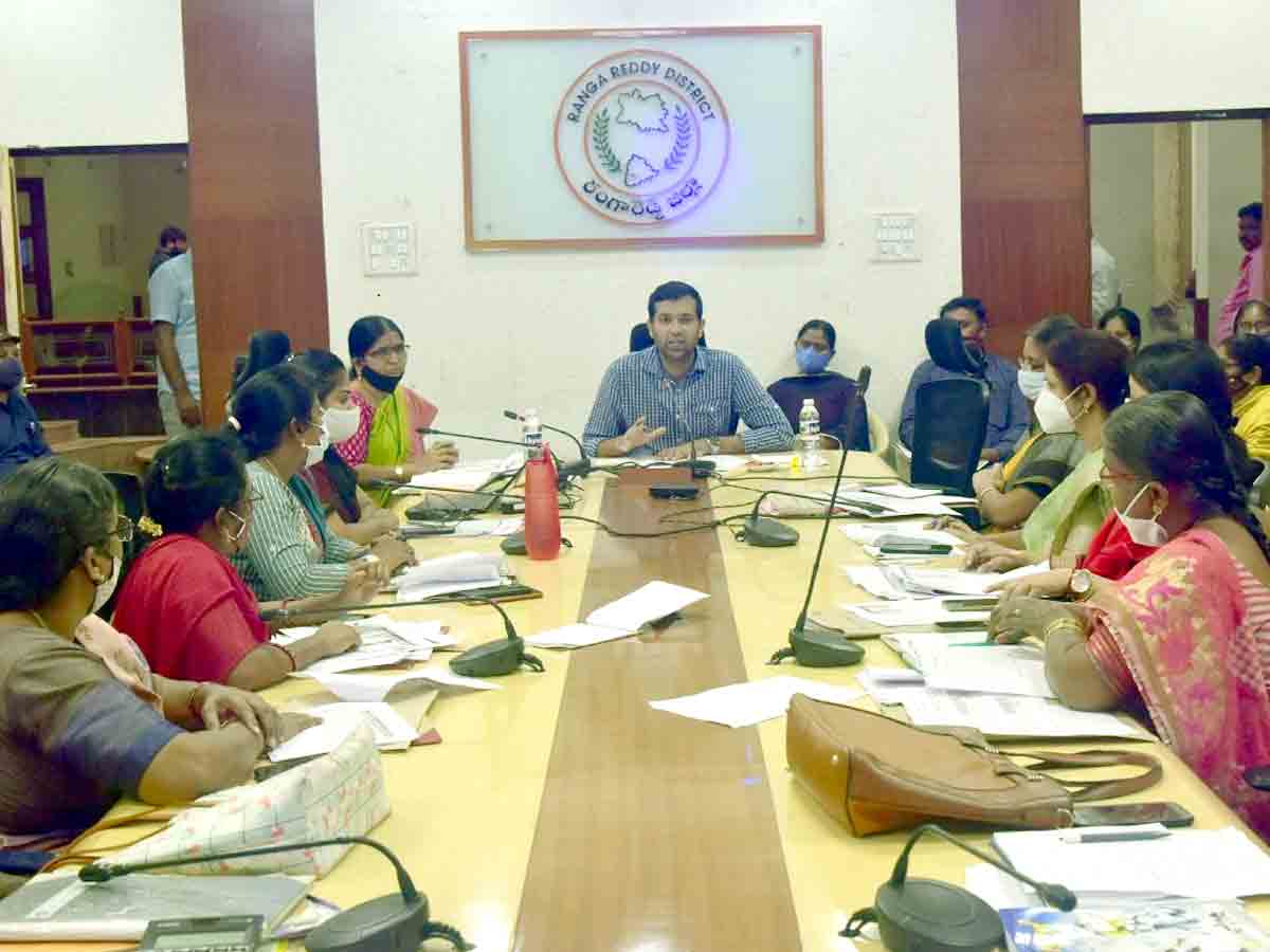 Rangareddy : పోషకాహార లోపరహిత సమాజాన్ని తయారు చేయాలి.. అదనపు కలెక్టర్‌ ప్రతీక్‌జైన్‌