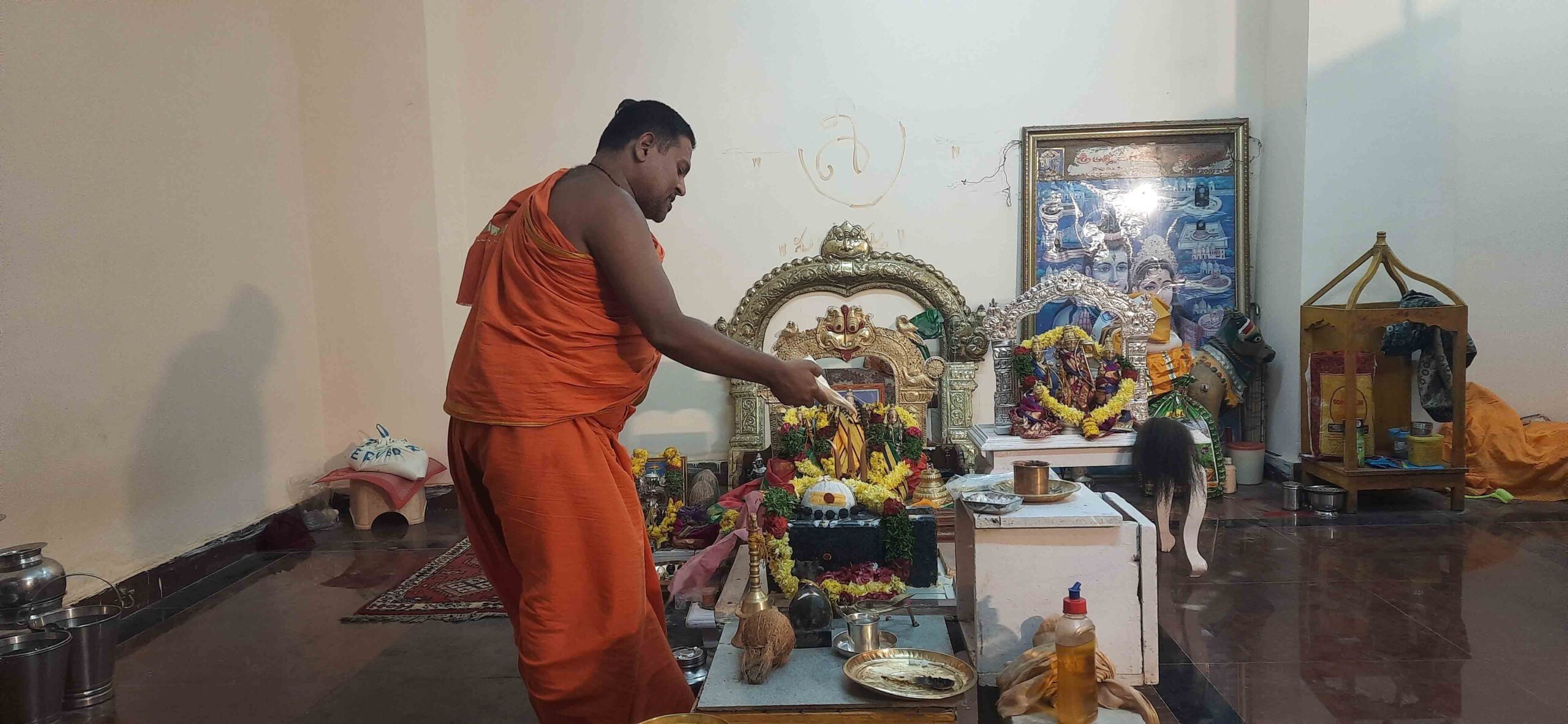 Yadadri: పరమశివుడికి రుద్రాభిషేకం