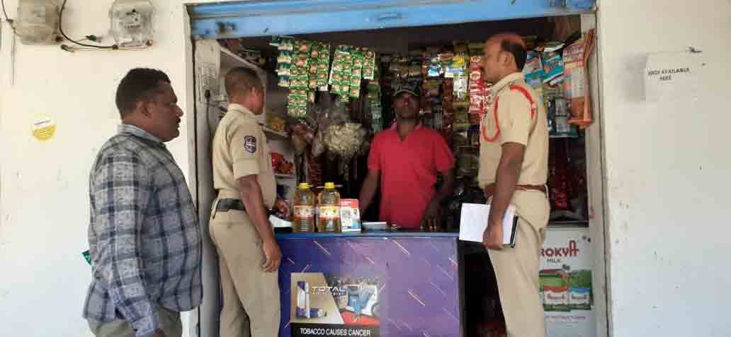 తంబాకు ఉత్పత్తులు, మాదకద్రవ్యాలపై పోలీసుల ఉక్కుపాదం