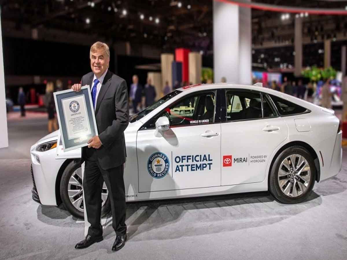 Toyota Mirai : గిన్నిస్‌ వరల్డ్‌ రికార్డ్‌ సృష్టించిన టయోటా మిరై