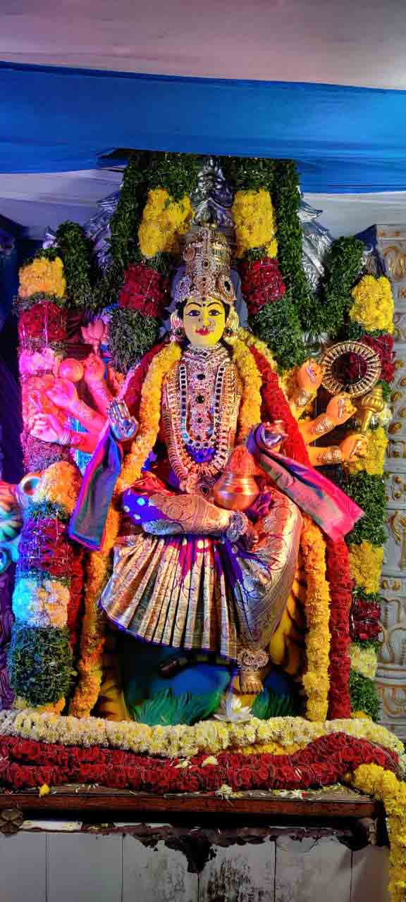 కుష్మాండ రూపంలో అమ్మవారు.. చూసి తరించాల్సిందే..
