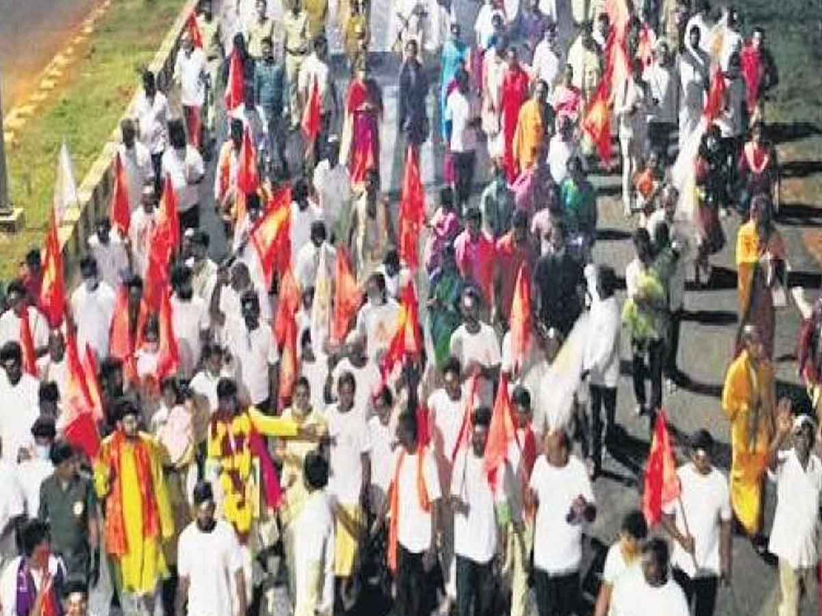 Srisailam : మళ్లీ మొదలైన శ్రీశైలం గిరిప్రదక్షిణం