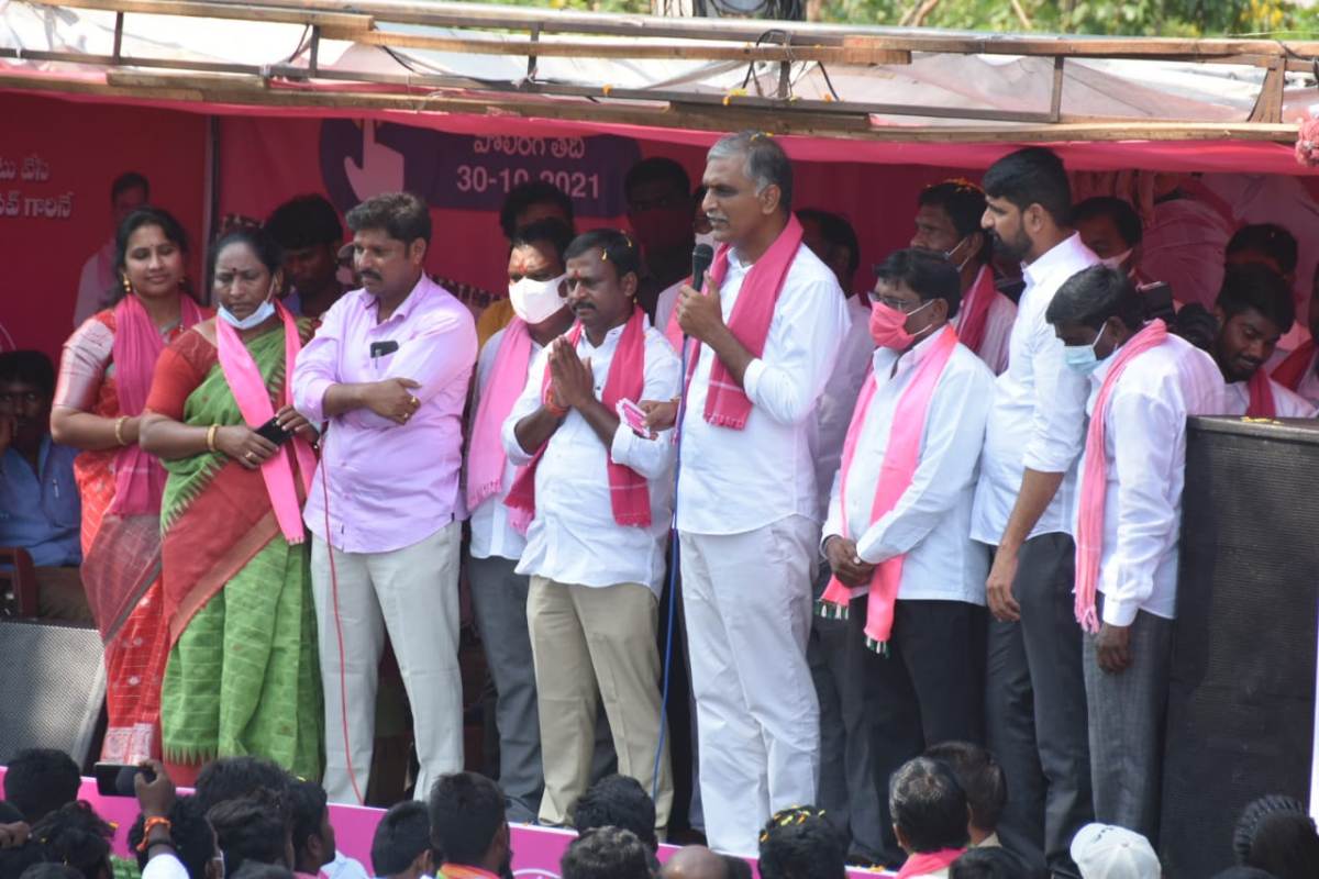 Huzurabad | హుజూరాబాద్ గ‌డ్డ‌.. గులాబీ జెండా అడ్డా : మంత్రి త‌న్నీరు హ‌రీశ్‌రావు