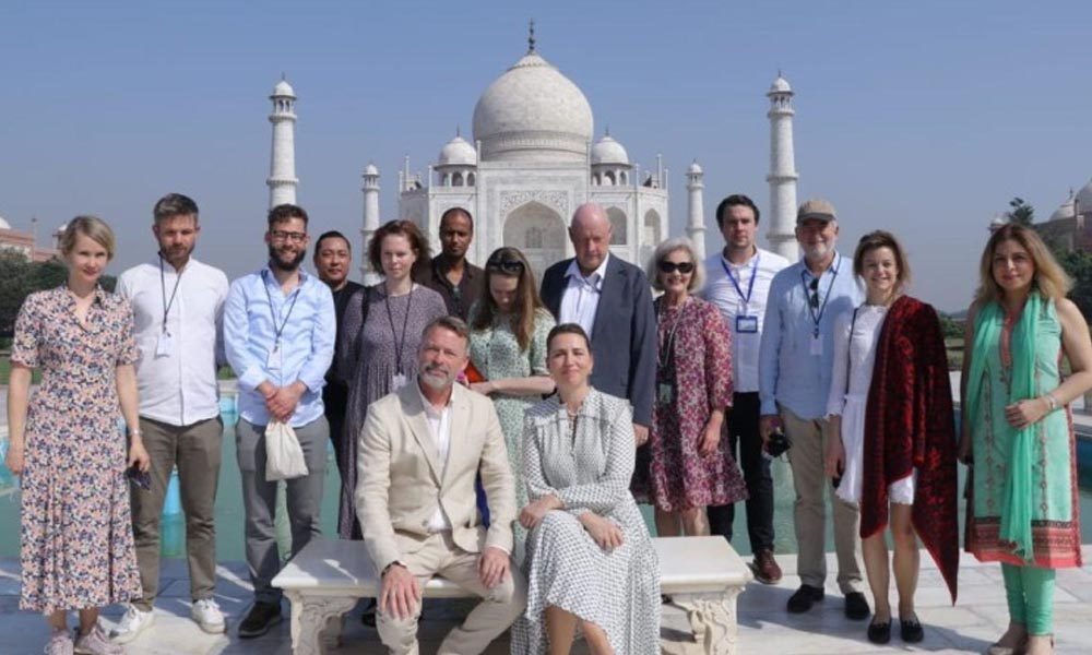 తాజ్‌మహల్‌ను సందర్శించిన డానిష్‌ ప్రధాని