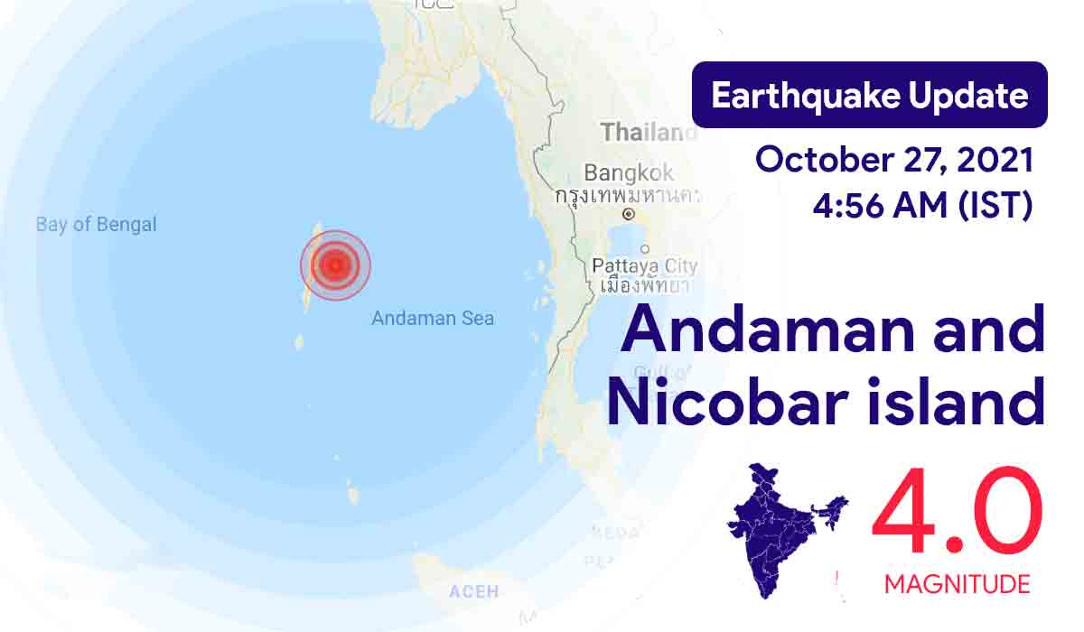 అండమాన్ దీవుల్లో భూకంపం.. 4.0 తీవ్రత