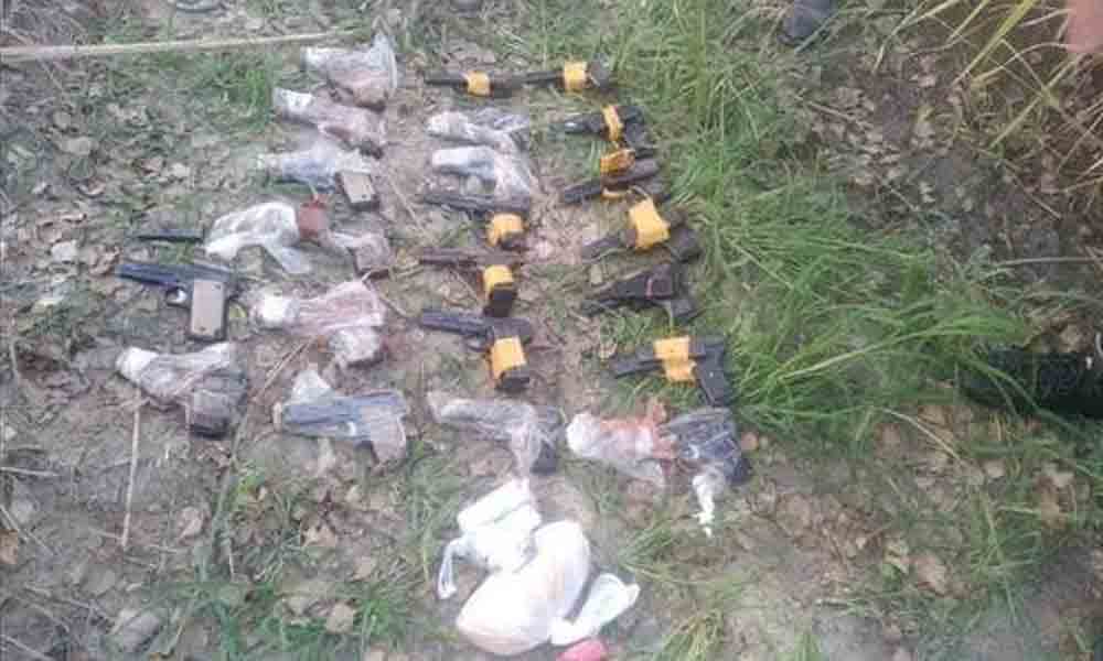 పంజాబ్‌లో పెద్ద ఎత్తున ఆయుధాలు స్వాధీనం