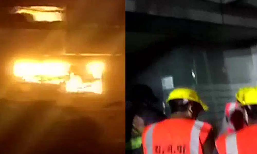 మూడంతస్తుల భవనంలో అగ్ని ప్రమాదం.. నలుగురు దుర్మరణం