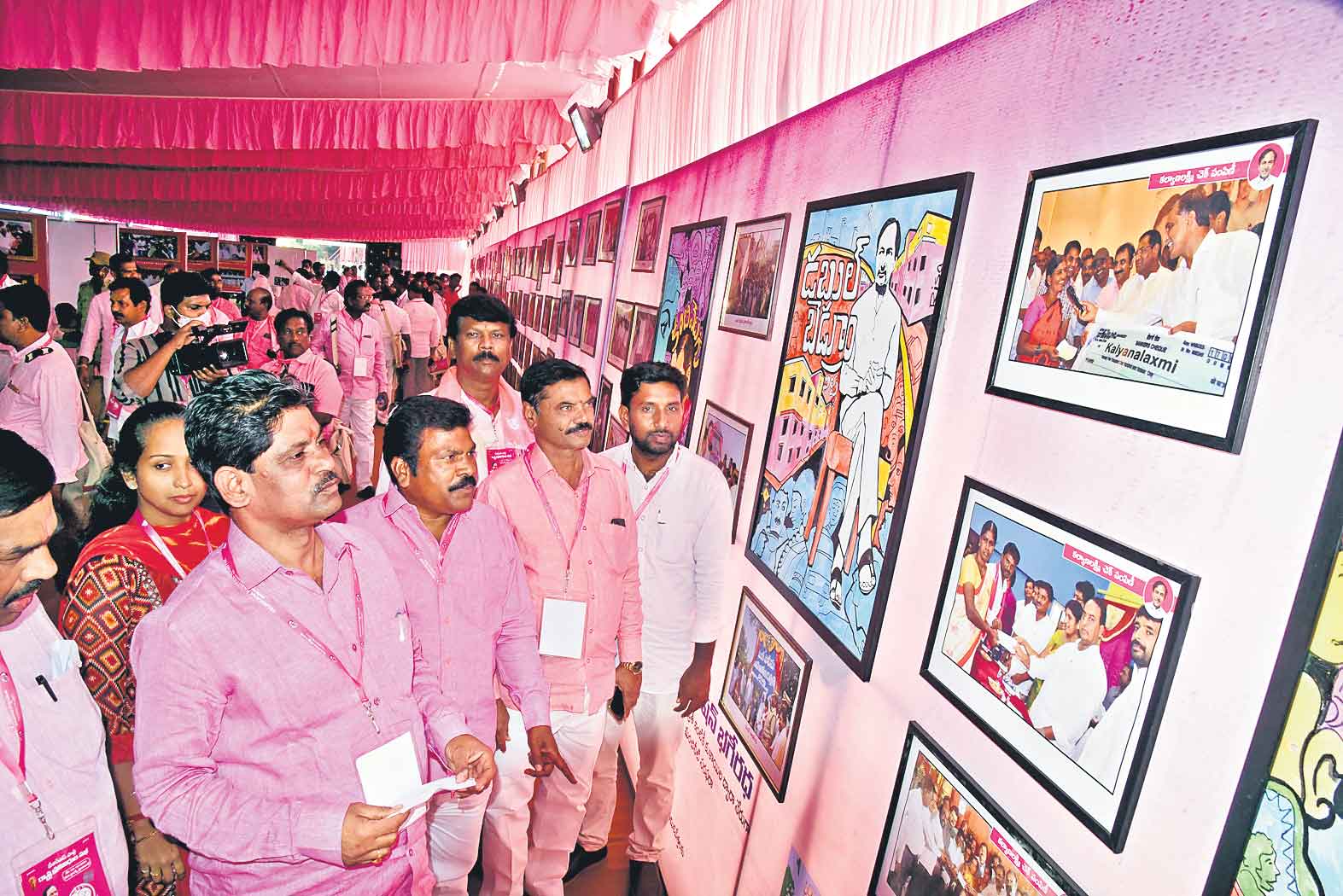 ‘కాళేశ్వర’ స్వాగతం.. అశ్వ వాహకం