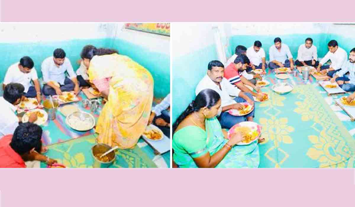 Huzurabad | ద‌ళిత‌బిడ్డ‌ల‌తో క‌లిసి ద‌స‌రా విందులో పాల్గొన్న ఎమ్మెల్యే బాల్క సుమ‌న్‌