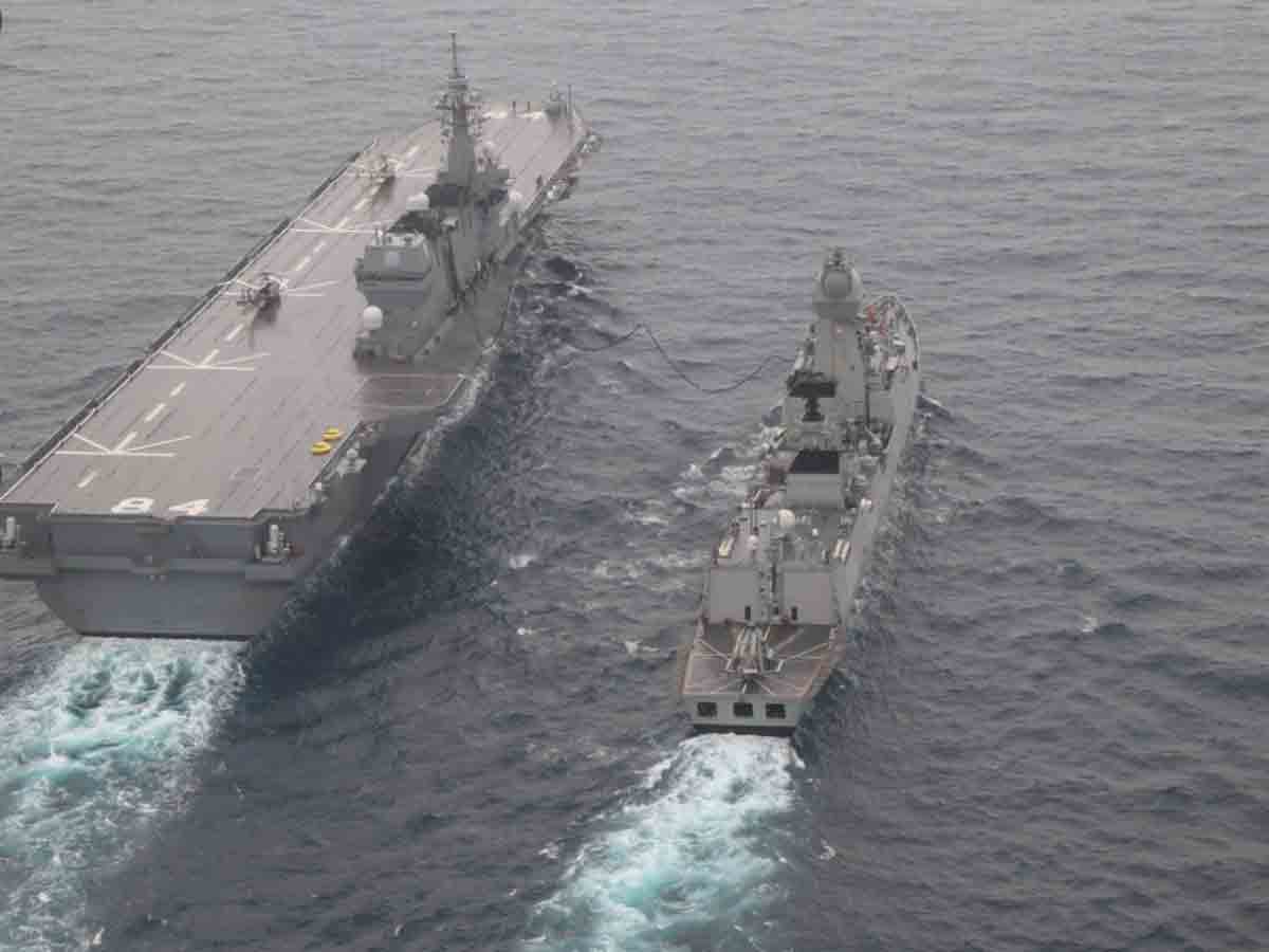 భారత్‌, జపాన్ మధ్య ద్వైపాక్షిక నేవీ విన్యాసాలు