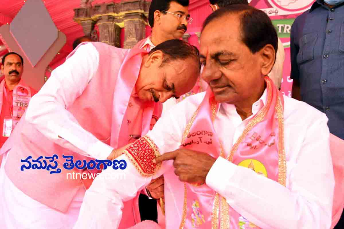 20 Years of TRS: టీఆర్‌ఎస్‌ ప్లీనరీ సభ అద్భుత దృశ్యాలు..