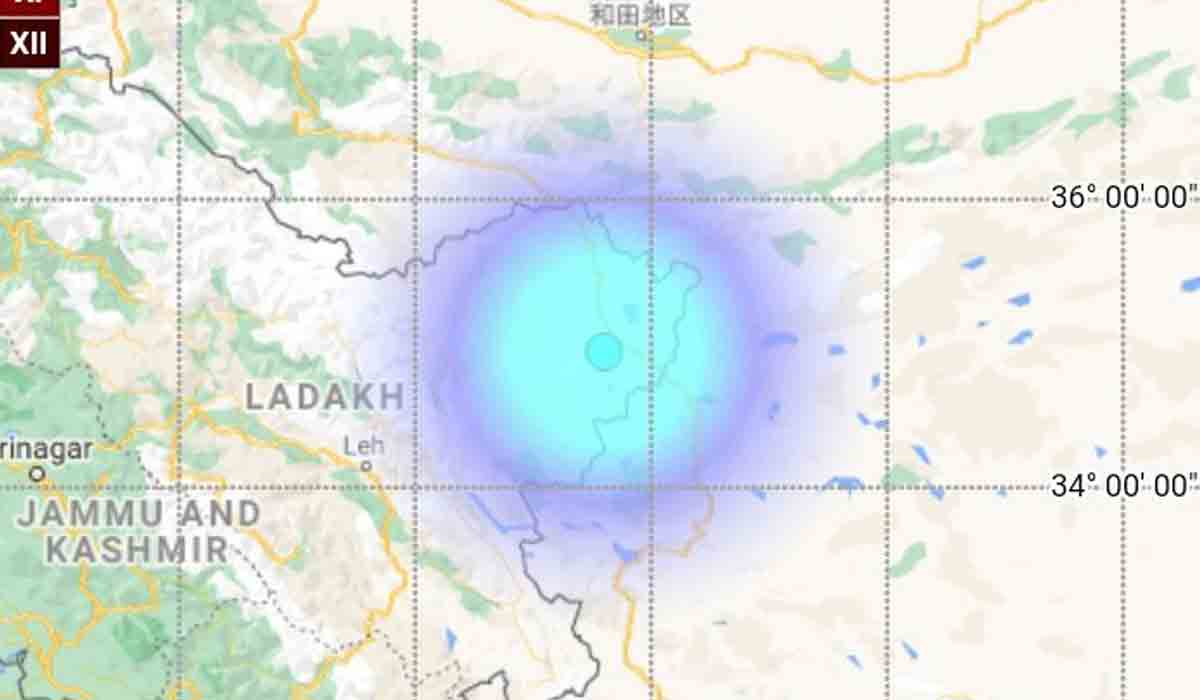 లడఖ్‌లో స్వల్ప భూకంపం..