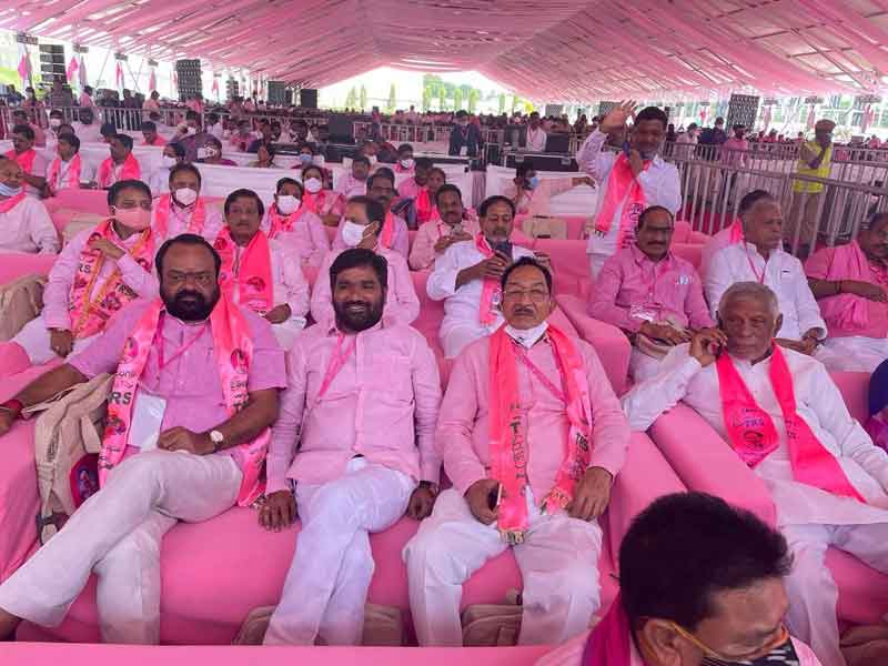 ప్లీనరీకి గులాబీ దళంV