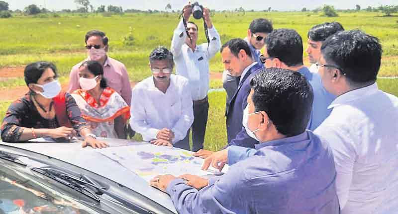 పరిశ్రమ నిర్మాణానికి స్థల పరిశీలన
