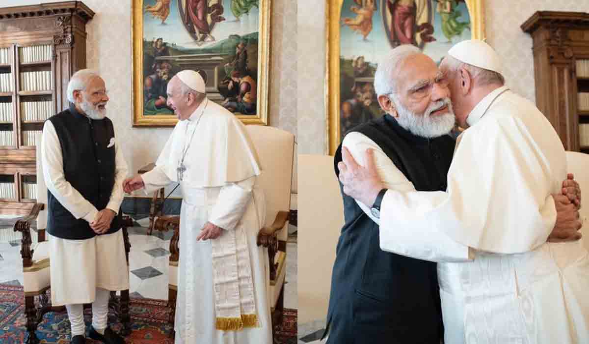 పోప్ ఫ్రాన్సిస్‌ను భార‌త్‌కు ఆహ్వానించిన ప్ర‌ధాని మోదీ