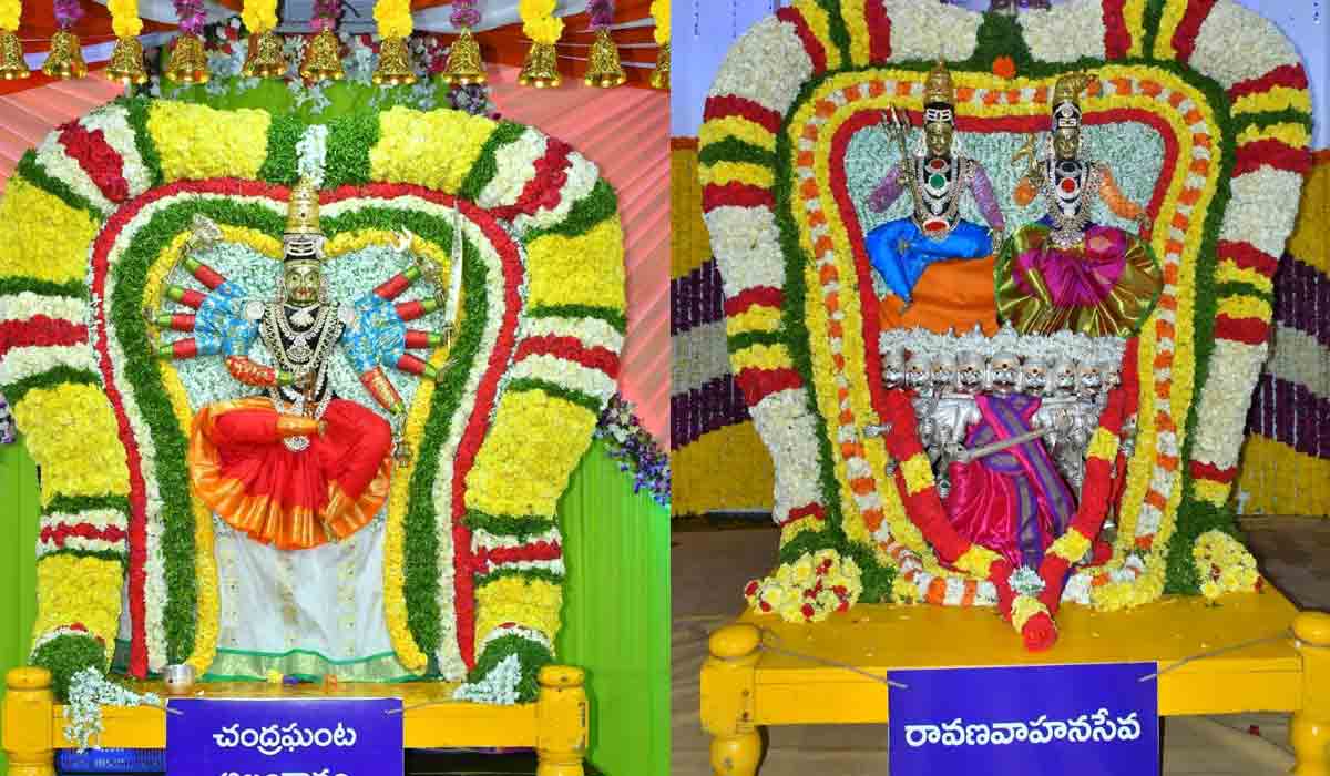 Srisailam Temple | రావణ వాహనంపై మల్లన్న విహారం