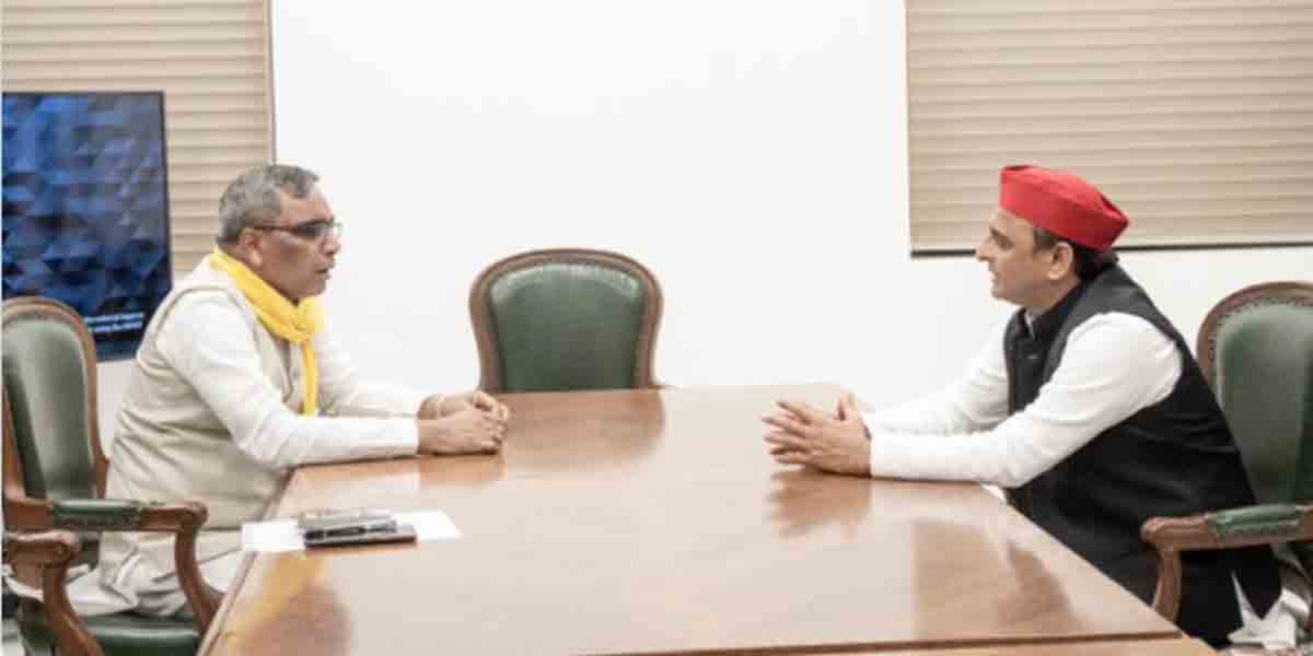 యూపీలో SP, SBSP మ‌ధ్య కుదిరిన పొత్తు