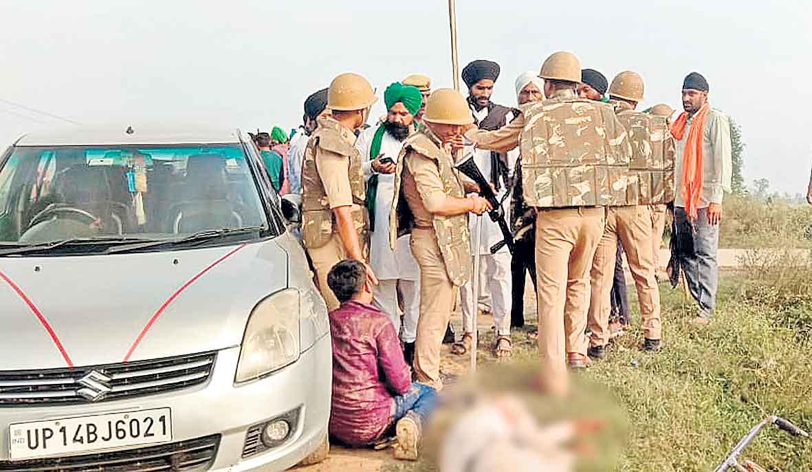 రైతులను తొక్కేస్తూ..