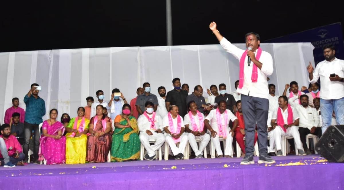 Huzurabad | మీ ఆశీర్వాదం కోసం వచ్చినా.. అవ‌కాశం ఇవ్వండి..  : టీఆర్‌ఎస్ అభ్యర్థి గెల్లు శ్రీనివాస్ యాదవ్‌