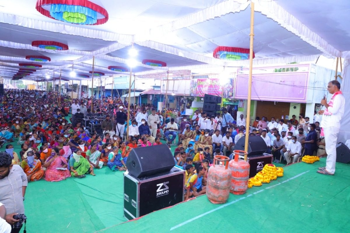 Huzurabad | రైతుల‌కు రుణమాఫీ చేసిన టీఆర్ఎస్ వైపా.. కార్పొరేట్‌కు రుణ‌మాఫీ చేసిన బీజేపీ వైపా? : హ‌రీశ్‌రావు