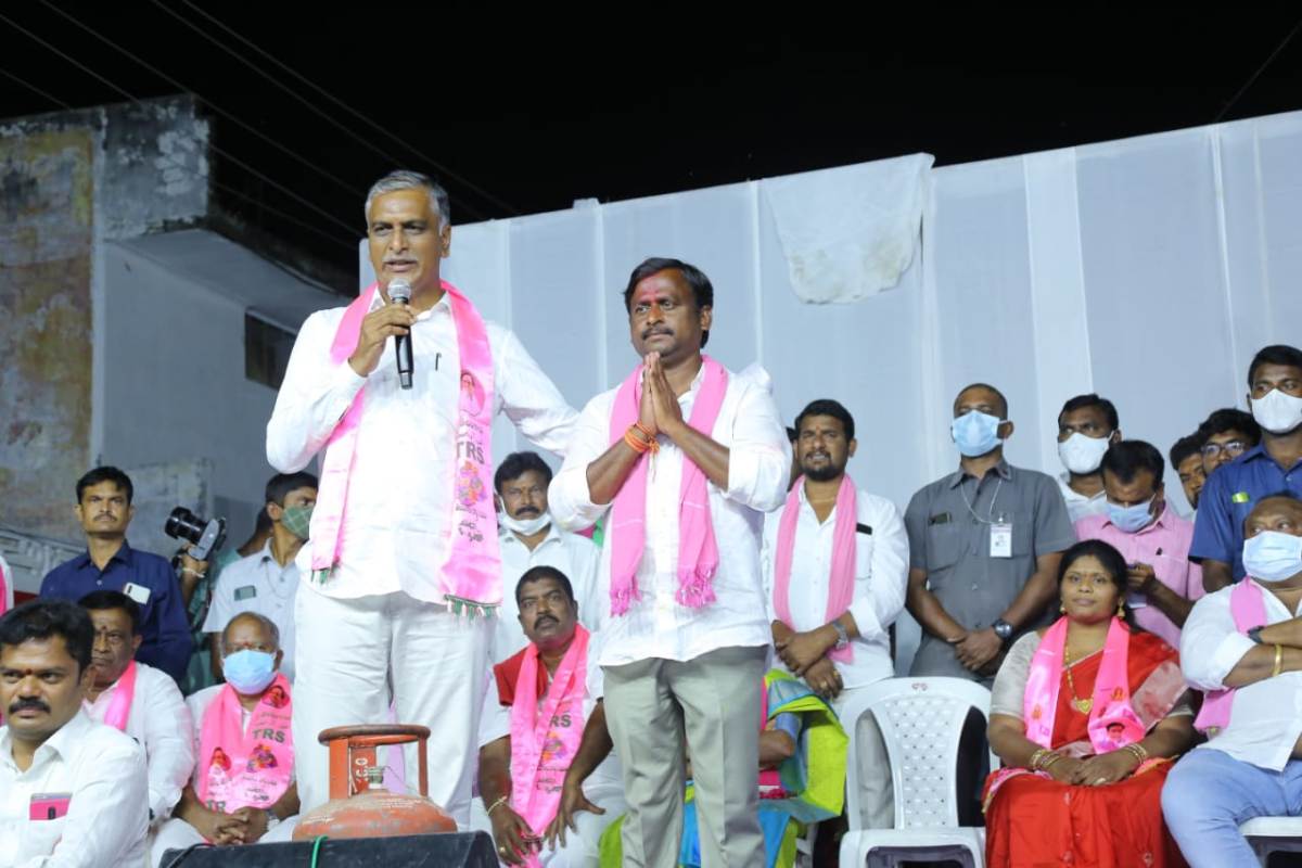 Huzurabad | గెల్లు సీనును గెలిపించండి.. హుజూరాబాద్ రూపురేఖ‌లు మారుస్తం : మంత్రి హరీశ్‌రావు