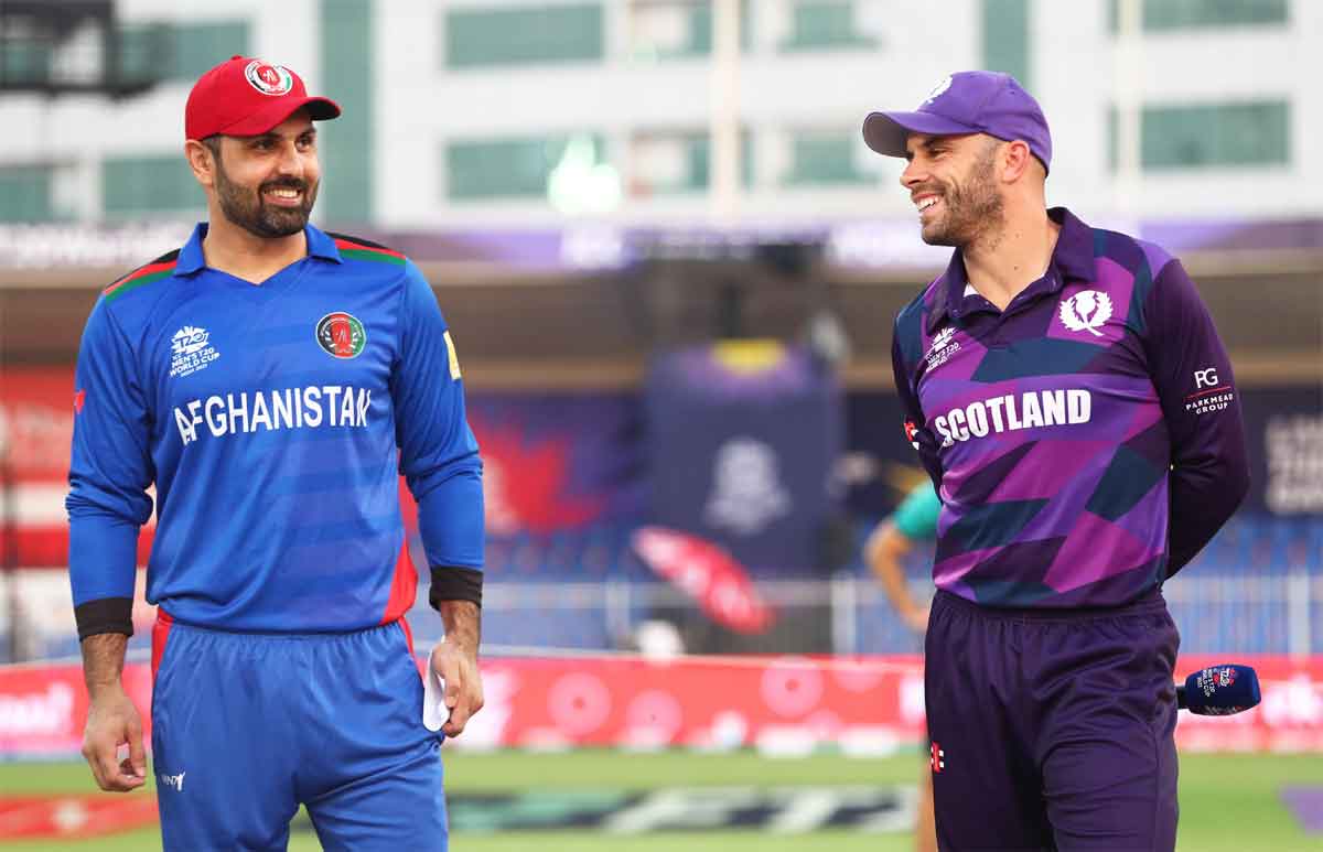 Afghanistan vs Scotland : టాస్ గెలిచి బ్యాటింగ్ ఎంచుకున్న ఆఫ్ఘ‌నిస్థాన్‌