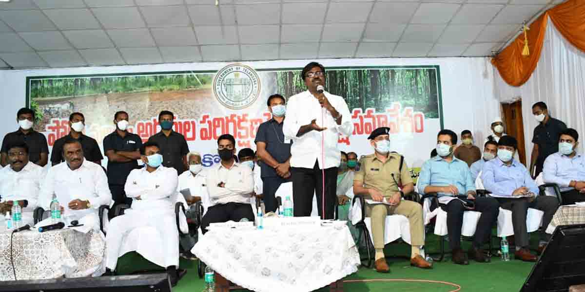 పోడు సమస్యకు శాశ్వత పరిష్కారం : మంత్రి పువ్వాడ